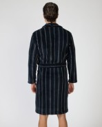 Long crossover men's robe