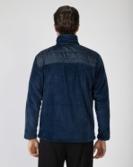 Short men's robe with zipper closure