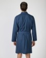 Long crossover men's robe