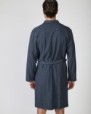 Long crossover men's robe
