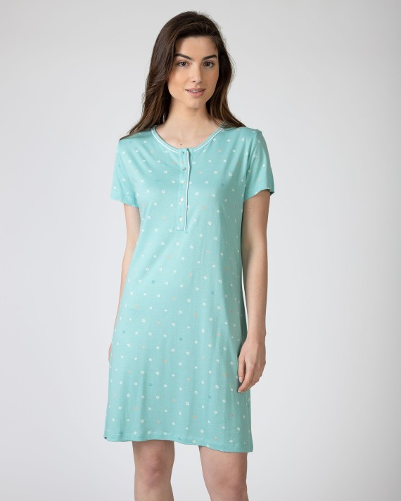 Camisó curt estampat de màniga curta