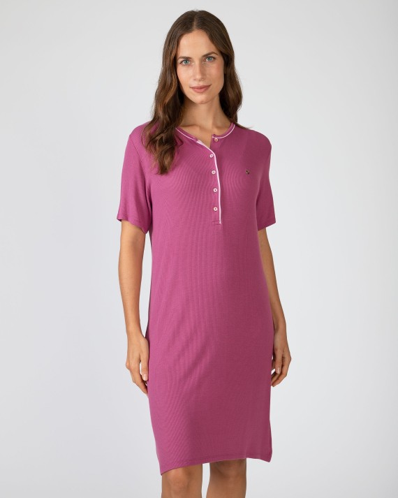 Camisó curt de bambú de màniga curta