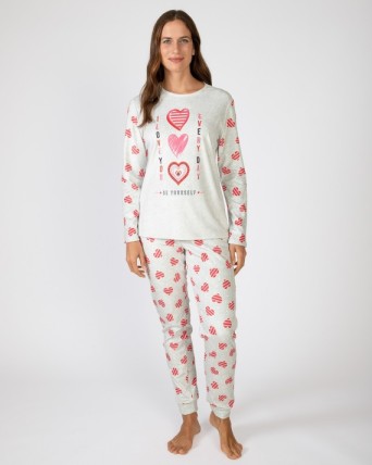 Pijama de mujer largo en...