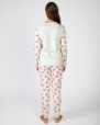 Long women's pajamas in microfleece fabric