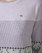 Pijama de dona llarg de punt jacquard