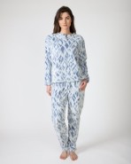 Pijama de dona llarg en teixit polar