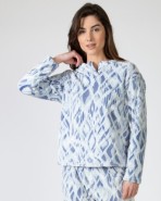 Pijama de mujer largo en tejido polar