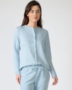 Pijama de dona llarg de punt jacquard