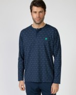 Pijama llarg d'home de punt