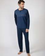 Pijama llarg d'home de punt