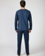 Men's long knitted pajamas