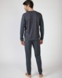 Men's long knitted pajamas