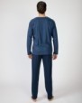 Men's long knitted pajamas