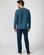 Men's long knitted pajamas