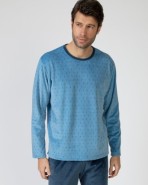 Pijama largo de hombre de micropolar