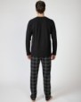 Men's long milanese knit pajamas