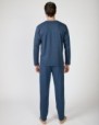 Men's long knitted pajamas
