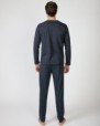 Men's long knitted pajamas