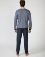 Men's long knitted pajamas