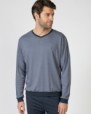 Men's long knitted pajamas