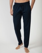 Pantalón de pijama largo de hombre de punto de algodón