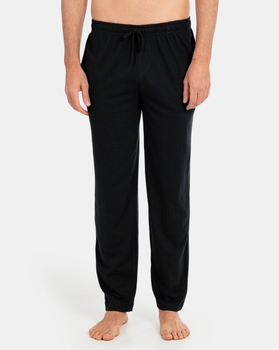 Pantalons de pijama llarg d'home de punt de cotó