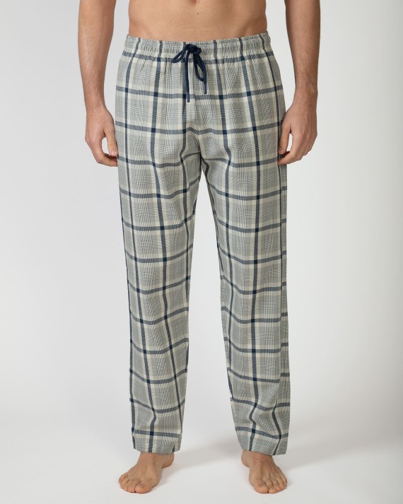 Pantalons de pijama llarg d'home de punt de cotó