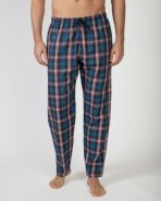 Men's long cotton knit pajama pants