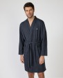 Long crossover men's robe