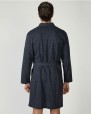 Long crossover men's robe