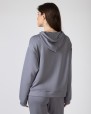 Women's soft fabric hooded sweatshirt