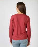 Camiseta básica de mujer algodón flamé 100%