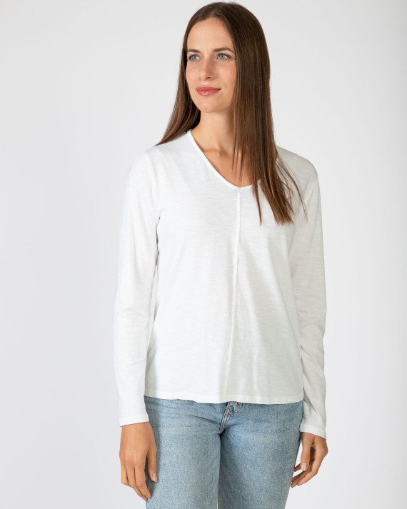 Women's basic 100% flamé cotton t-shirt