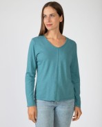 Camiseta básica de mujer algodón flamé 100%