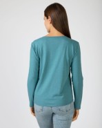 Camiseta básica de mujer algodón flamé 100%