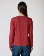 Camiseta básica de mujer algodón flamé 100%