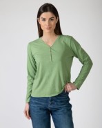 Camiseta básica de mujer algodón flamé 100%