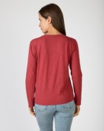 Camiseta básica de mujer algodón flamé 100%