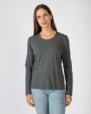 Women's basic 100% flamé cotton t-shirt