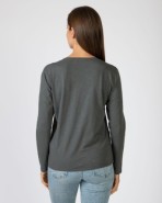 Camiseta básica de mujer algodón flamé 100%