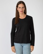 Camiseta básica de mujer algodón flamé 100%