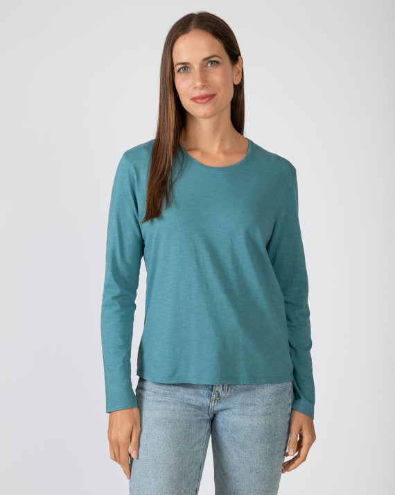 Women's basic 100% flamé cotton t-shirt