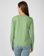 Camiseta básica de mujer algodón flamé 100%