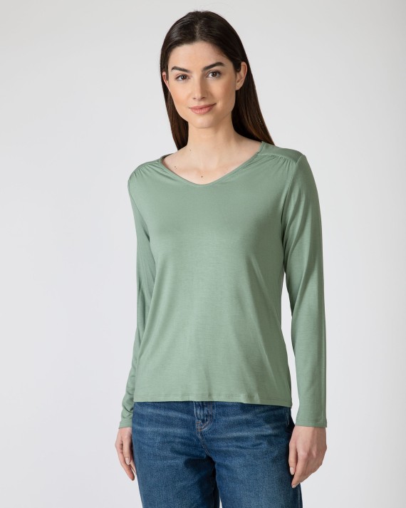 Women's basic 100% flamé cotton t-shirt