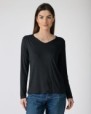 Women's basic viscose knit t-shirt