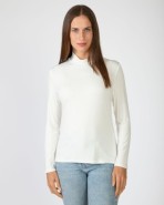 Camiseta básica de mujer en punto de viscosa