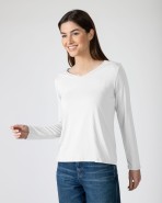 Women's basic viscose knit t-shirt