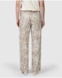 Women's wide-leg printed trousers