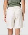 Women's wide-leg linen shorts