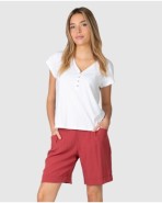 Pantalón largo de mujer corte ancho